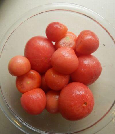 Peel Tomatoes