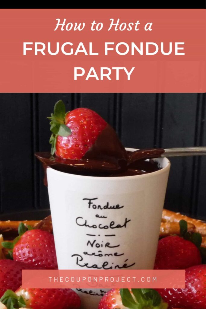 how to host a frugal fondue party
