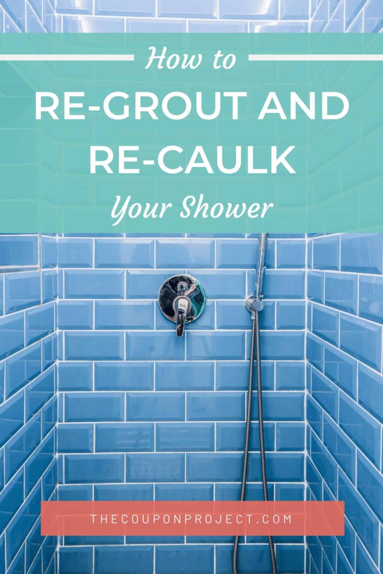 How I Re-Grouted My Shower For Under $50