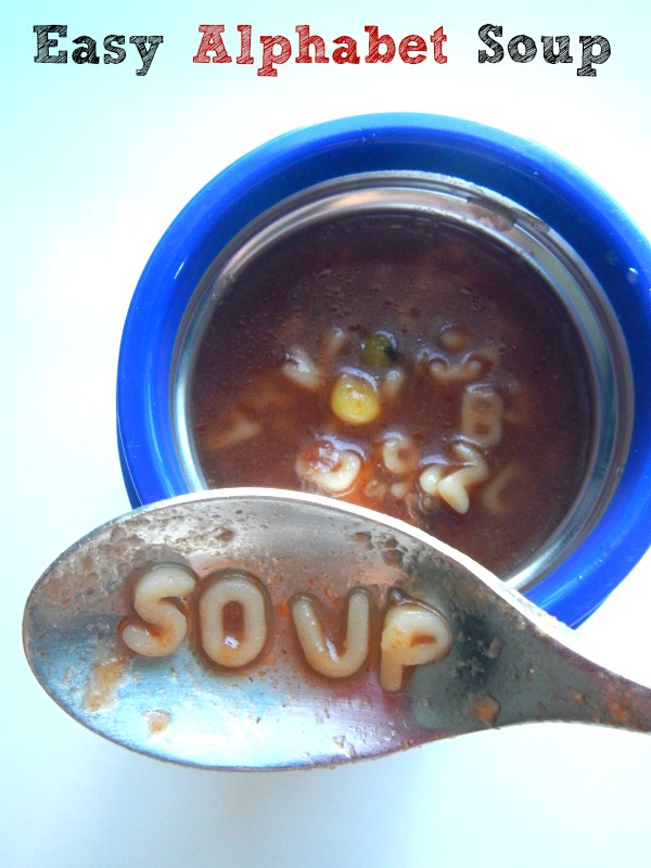 Easy Alphabet Soup Recipe (Nutritious School Lunch Idea)