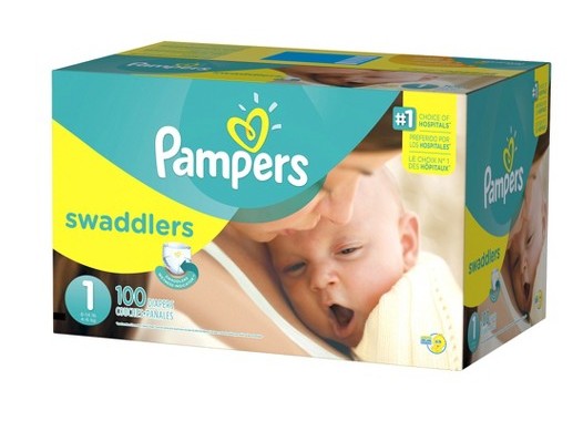 pampers diapers box