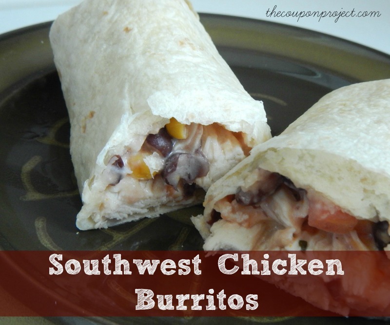 Southwest Chicken Burritos Reipce | The Coupon Project